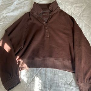 Aerie quarter snap jacket